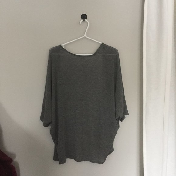 Cardigan/châle gris - Picture 2 of 2